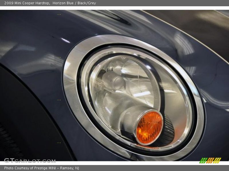 Horizon Blue / Black/Grey 2009 Mini Cooper Hardtop