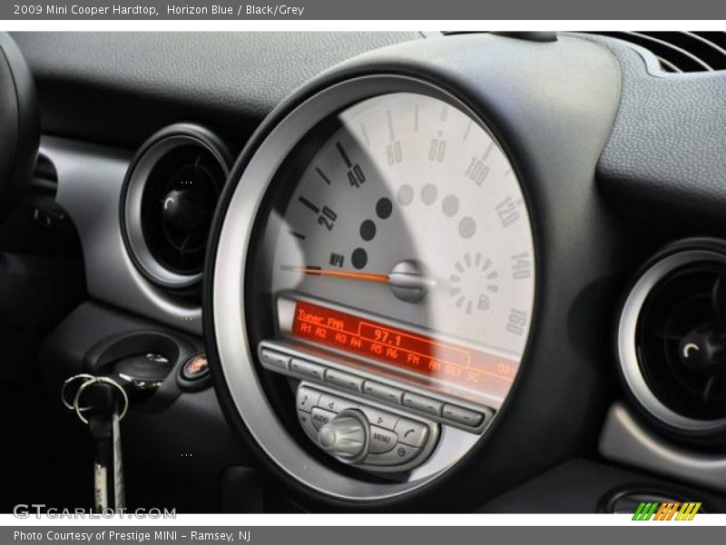 Horizon Blue / Black/Grey 2009 Mini Cooper Hardtop
