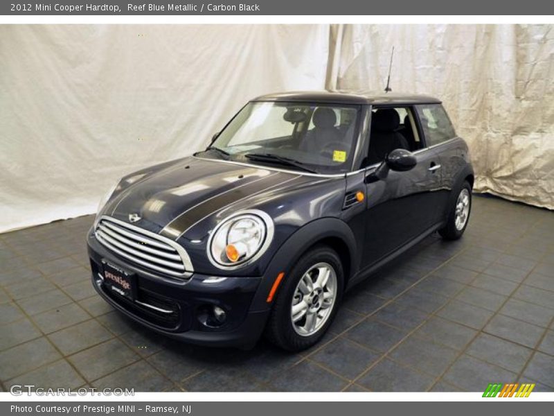 Reef Blue Metallic / Carbon Black 2012 Mini Cooper Hardtop