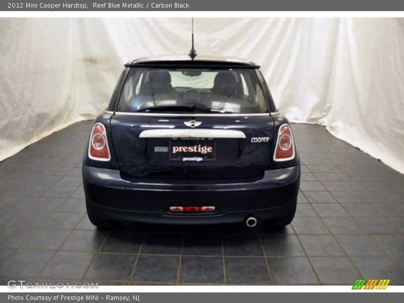 Reef Blue Metallic / Carbon Black 2012 Mini Cooper Hardtop