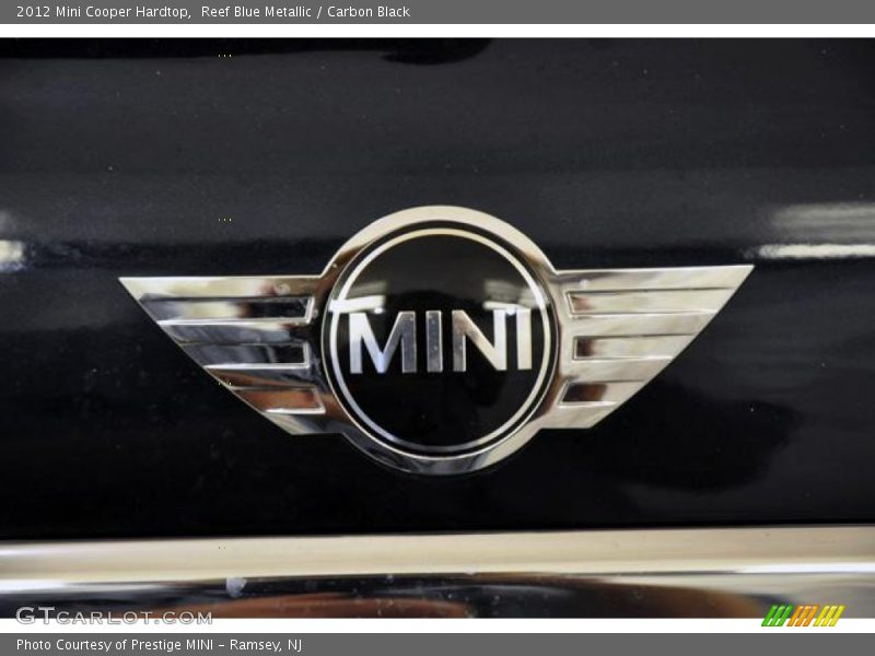 Reef Blue Metallic / Carbon Black 2012 Mini Cooper Hardtop