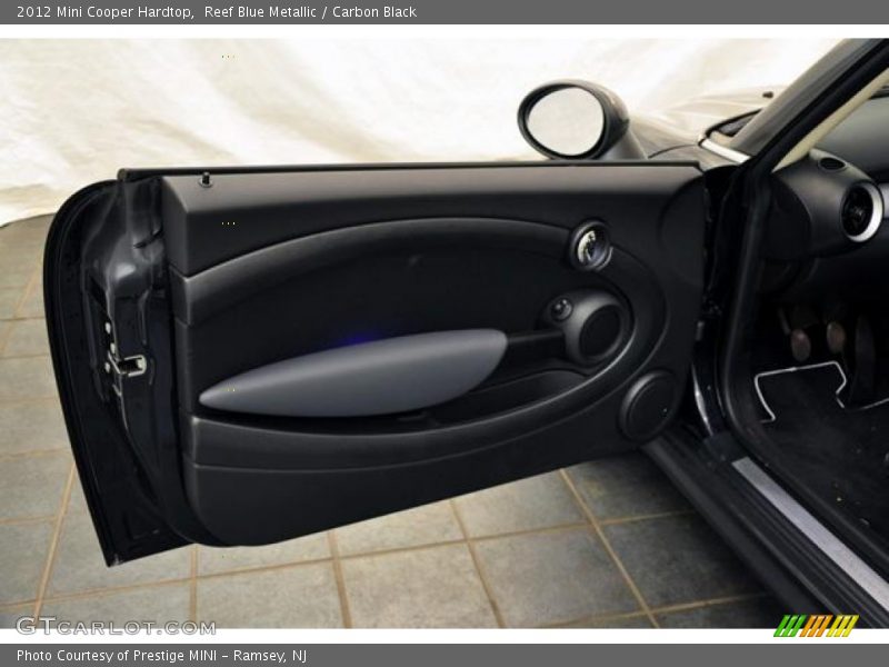 Reef Blue Metallic / Carbon Black 2012 Mini Cooper Hardtop