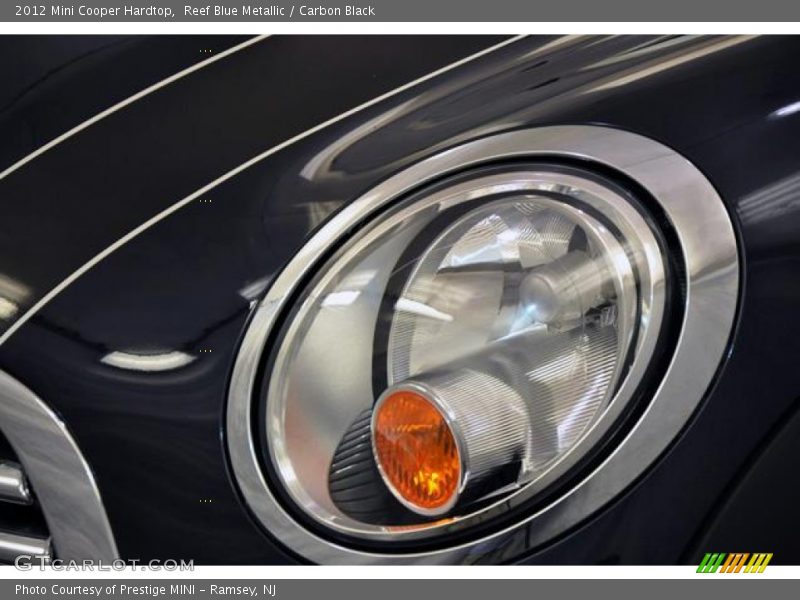 Reef Blue Metallic / Carbon Black 2012 Mini Cooper Hardtop