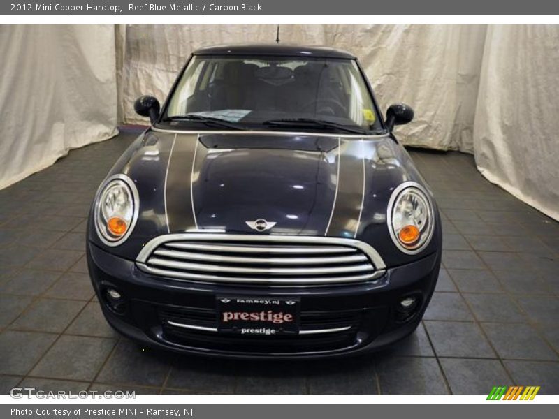 Reef Blue Metallic / Carbon Black 2012 Mini Cooper Hardtop