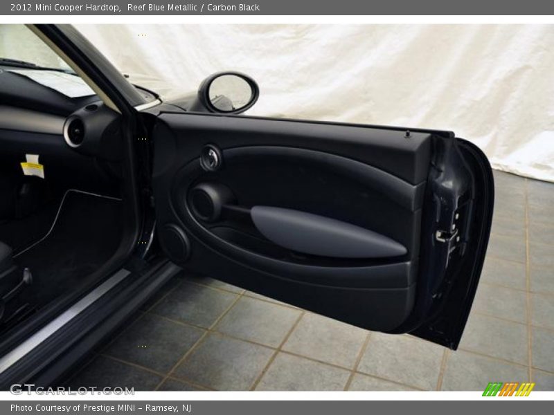 Reef Blue Metallic / Carbon Black 2012 Mini Cooper Hardtop