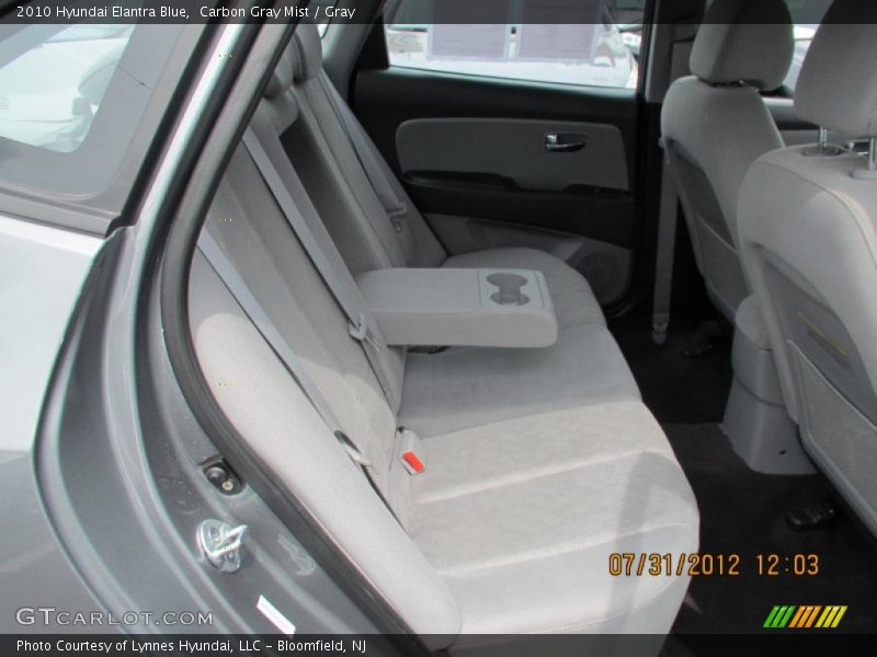 Carbon Gray Mist / Gray 2010 Hyundai Elantra Blue