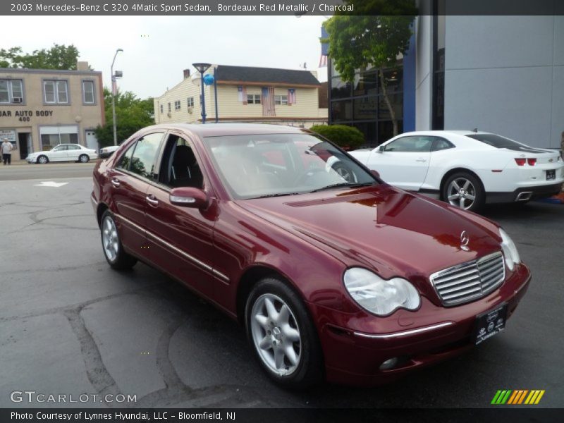 Bordeaux Red Metallic / Charcoal 2003 Mercedes-Benz C 320 4Matic Sport Sedan