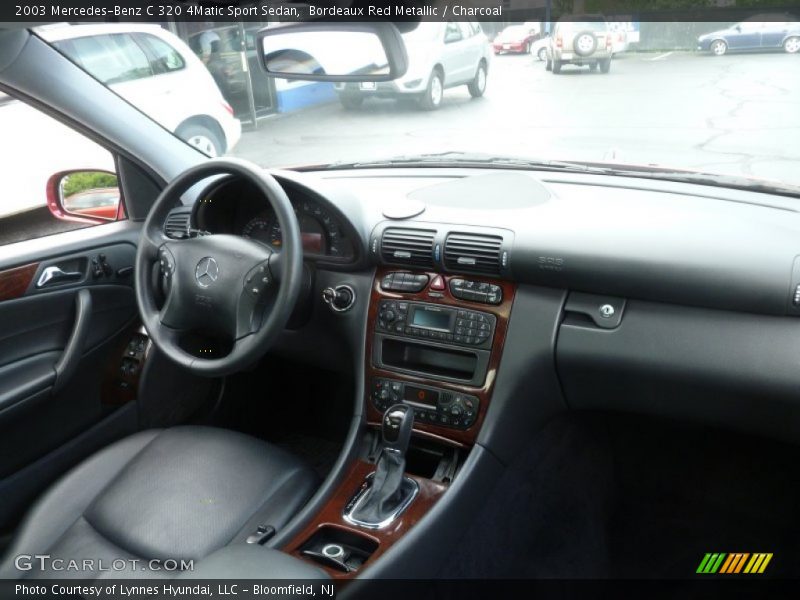 Bordeaux Red Metallic / Charcoal 2003 Mercedes-Benz C 320 4Matic Sport Sedan