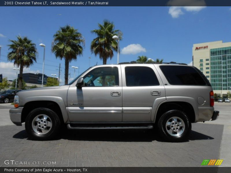 Sandalwood Metallic / Tan/Neutral 2003 Chevrolet Tahoe LT