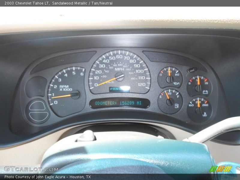 Sandalwood Metallic / Tan/Neutral 2003 Chevrolet Tahoe LT