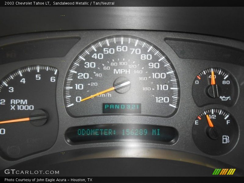 Sandalwood Metallic / Tan/Neutral 2003 Chevrolet Tahoe LT