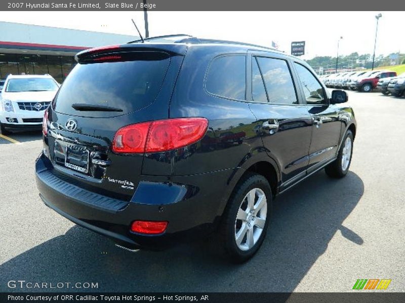 Slate Blue / Beige 2007 Hyundai Santa Fe Limited