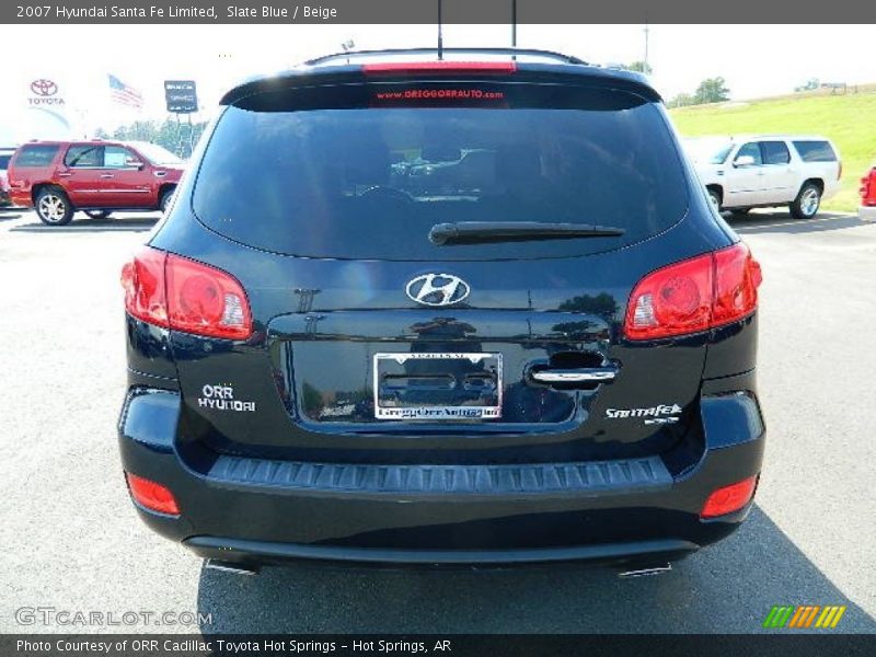 Slate Blue / Beige 2007 Hyundai Santa Fe Limited