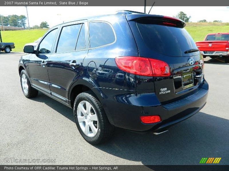 Slate Blue / Beige 2007 Hyundai Santa Fe Limited