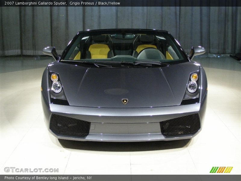 Grigio Proteus / Black/Yellow 2007 Lamborghini Gallardo Spyder