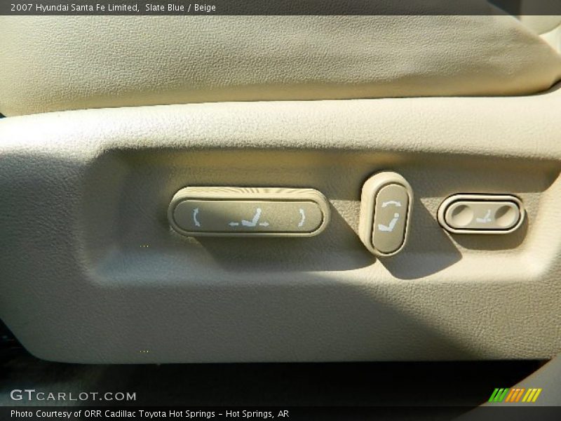 Slate Blue / Beige 2007 Hyundai Santa Fe Limited