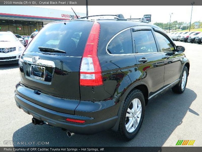 Crystal Black Pearl / Black 2010 Honda CR-V EX