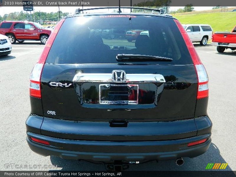 Crystal Black Pearl / Black 2010 Honda CR-V EX