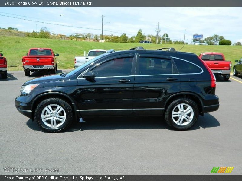 Crystal Black Pearl / Black 2010 Honda CR-V EX