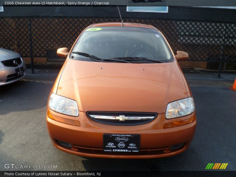 Spicy Orange / Charcoal 2006 Chevrolet Aveo LS Hatchback