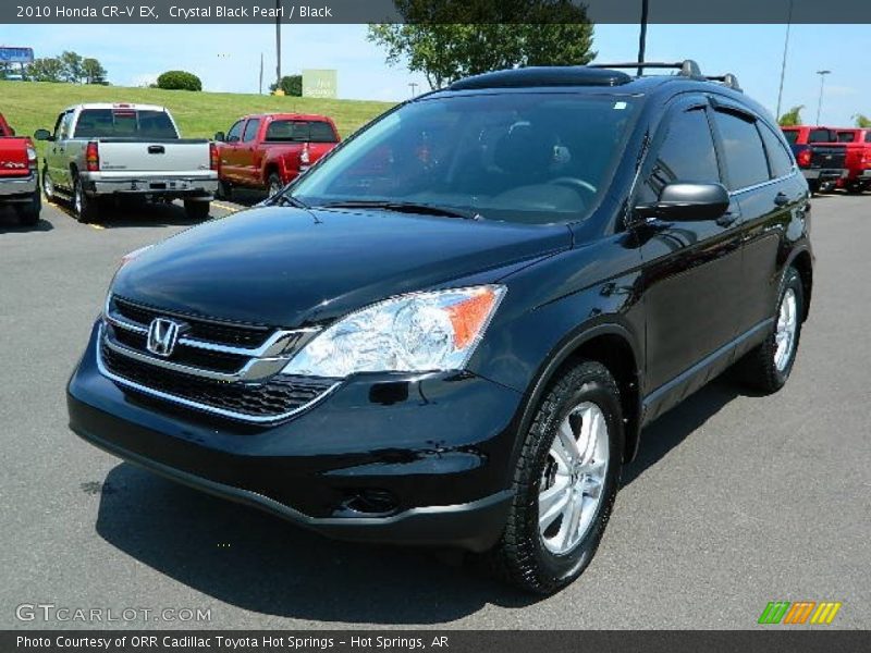 Crystal Black Pearl / Black 2010 Honda CR-V EX