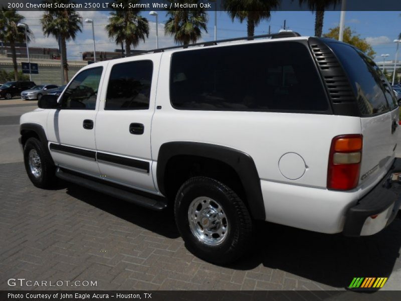 Summit White / Medium Oak 2000 Chevrolet Suburban 2500 LT 4x4