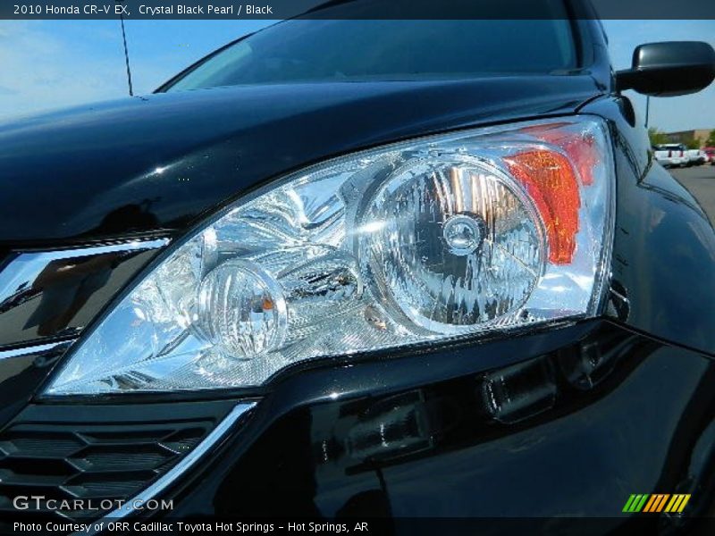 Crystal Black Pearl / Black 2010 Honda CR-V EX