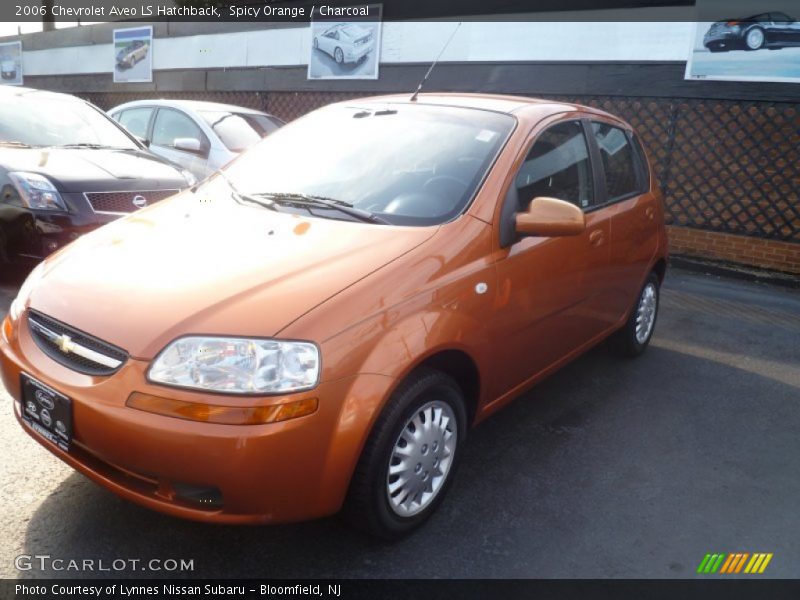 Spicy Orange / Charcoal 2006 Chevrolet Aveo LS Hatchback
