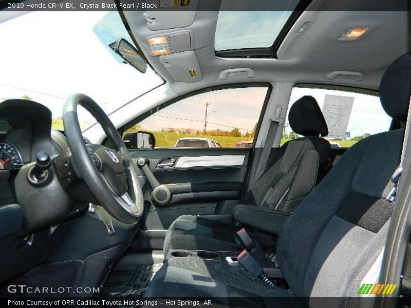 Crystal Black Pearl / Black 2010 Honda CR-V EX