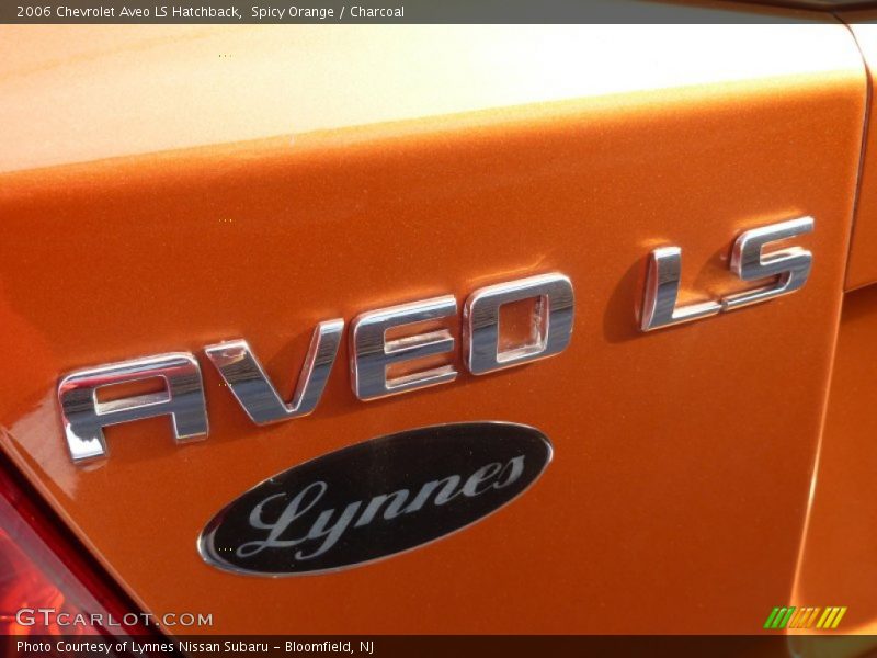 Spicy Orange / Charcoal 2006 Chevrolet Aveo LS Hatchback