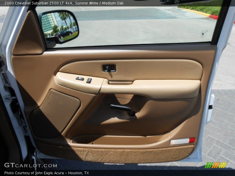 Summit White / Medium Oak 2000 Chevrolet Suburban 2500 LT 4x4