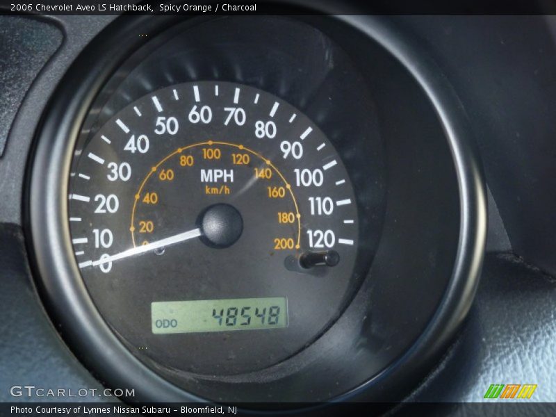 Spicy Orange / Charcoal 2006 Chevrolet Aveo LS Hatchback