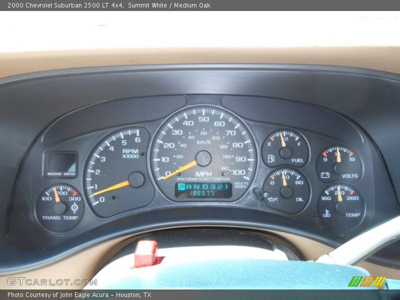  2000 Suburban 2500 LT 4x4 2500 LT 4x4 Gauges