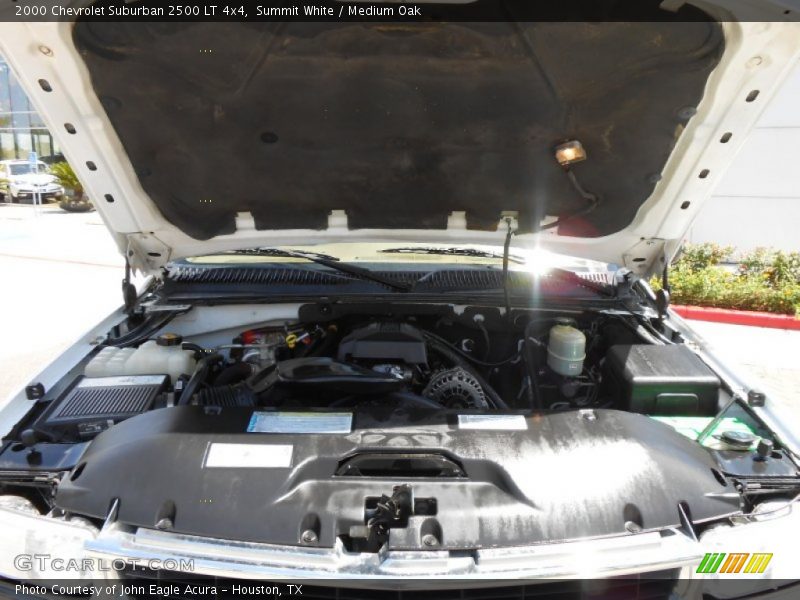 Summit White / Medium Oak 2000 Chevrolet Suburban 2500 LT 4x4