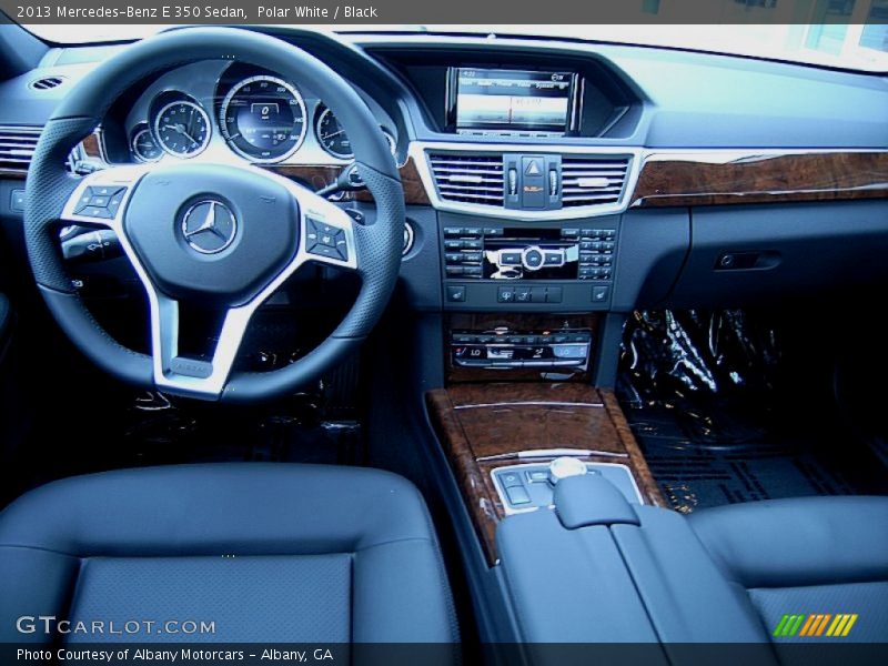 Polar White / Black 2013 Mercedes-Benz E 350 Sedan
