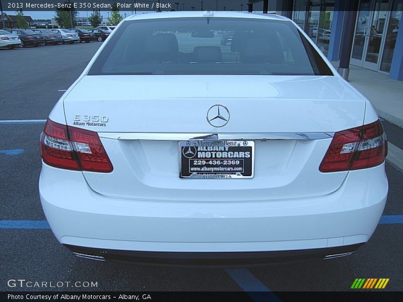 Polar White / Black 2013 Mercedes-Benz E 350 Sedan