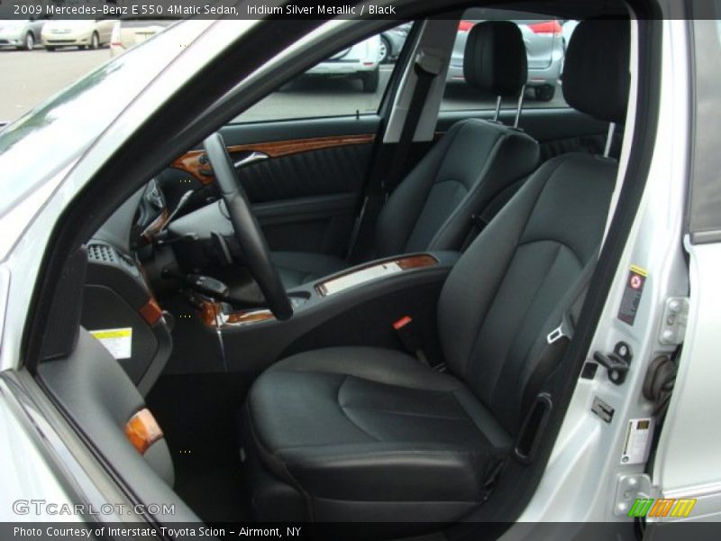  2009 E 550 4Matic Sedan Black Interior