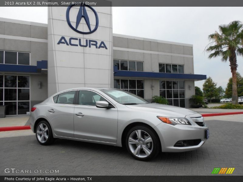 Silver Moon / Ebony 2013 Acura ILX 2.0L Premium