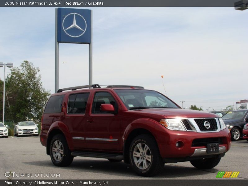 Red Brawn / Graphite 2008 Nissan Pathfinder LE 4x4