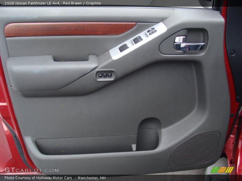 Red Brawn / Graphite 2008 Nissan Pathfinder LE 4x4