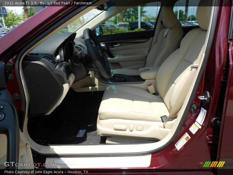 Front Seat of 2012 TL 3.5