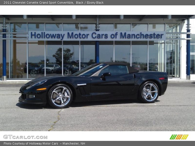 Black / Ebony Black 2011 Chevrolet Corvette Grand Sport Convertible