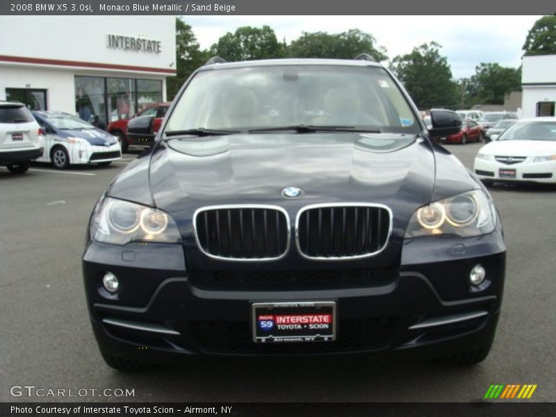 Monaco Blue Metallic / Sand Beige 2008 BMW X5 3.0si