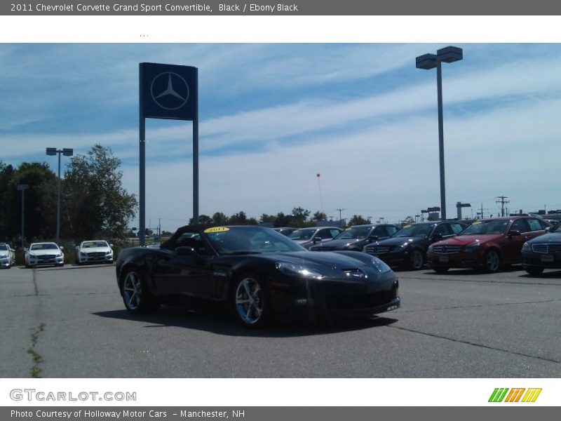 Black / Ebony Black 2011 Chevrolet Corvette Grand Sport Convertible