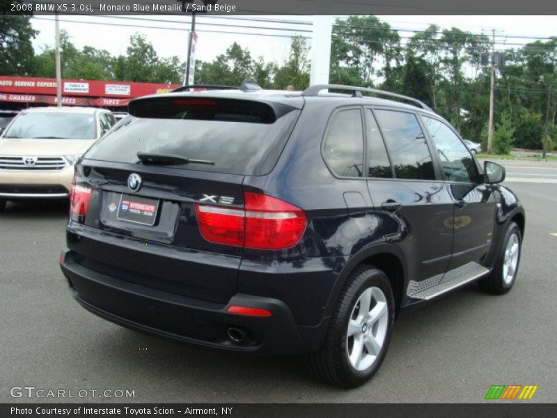 Monaco Blue Metallic / Sand Beige 2008 BMW X5 3.0si