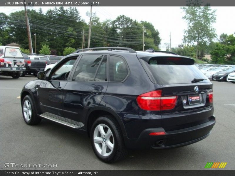 Monaco Blue Metallic / Sand Beige 2008 BMW X5 3.0si