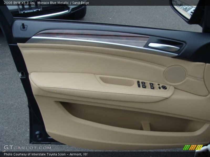 Monaco Blue Metallic / Sand Beige 2008 BMW X5 3.0si