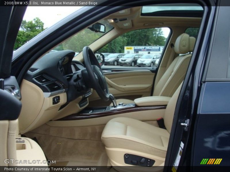 Monaco Blue Metallic / Sand Beige 2008 BMW X5 3.0si