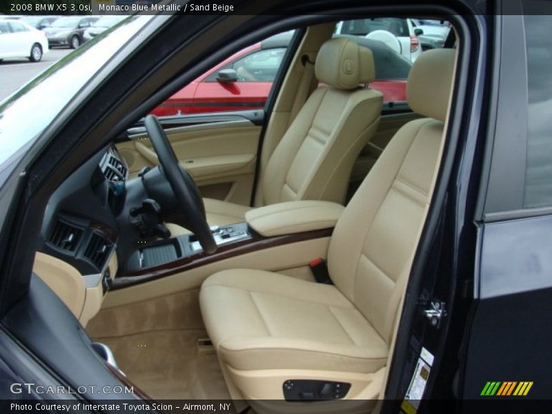 Monaco Blue Metallic / Sand Beige 2008 BMW X5 3.0si
