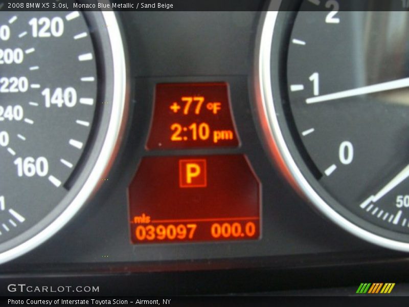 Monaco Blue Metallic / Sand Beige 2008 BMW X5 3.0si
